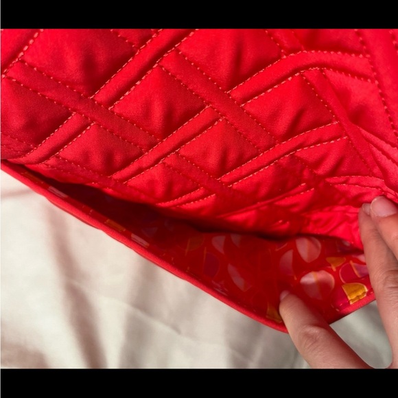 Vera Bradley Women's Microfiber Miller Tote Travel Bag Canyon Sunset - Picture 5 of 10